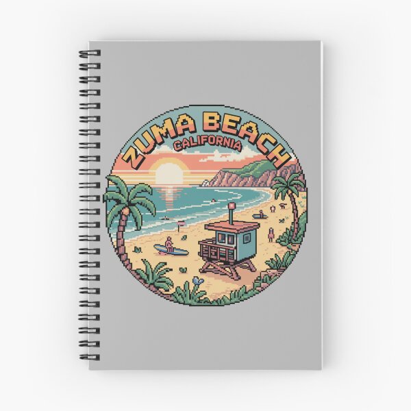 Item preview, Zuma Beach Pixel Art Design designed and sold by CircinusStore.