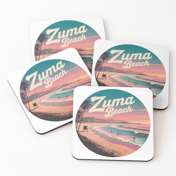 Item preview, Zuma Beach Retro Sunset Design designed and sold by CircinusStore.