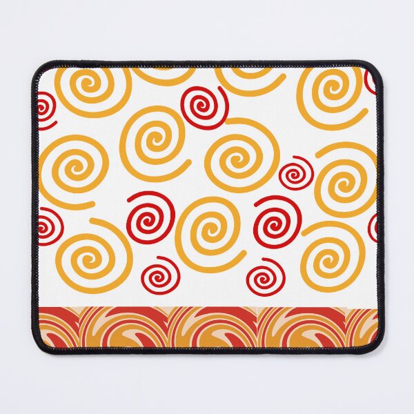 Item preview, Retro groovy swirls and spirals pattern designed and sold by Britishdelights.