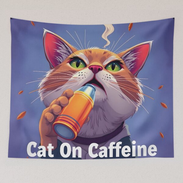 Item preview, Fueled by Purrfection designed and sold by Cat On Caffeine.