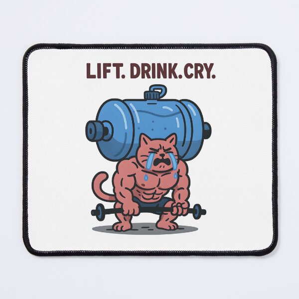 Item preview, Hydro Cat Workout Fail Meme designed and sold by Uglyandcute.