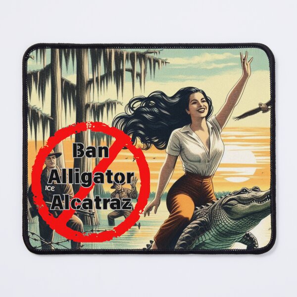 Item preview, Ban Alligator Alcatraz designed and sold by FloridaWildOnes.
