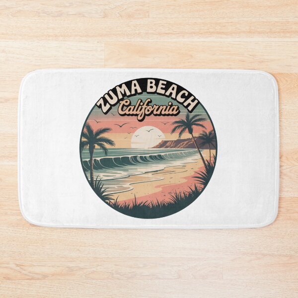 Item preview, Zuma Beach California Vintage Sunset Design designed and sold by CircinusStore.