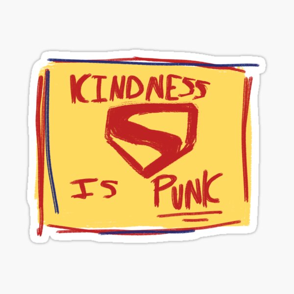 Item preview, Kindness is Punk designed and sold by SimpleAnarchy.