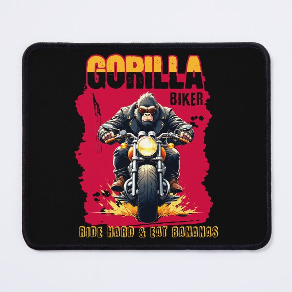 Item preview, Gorilla Biker Funny Quote designed and sold by FunCartoonSpot.