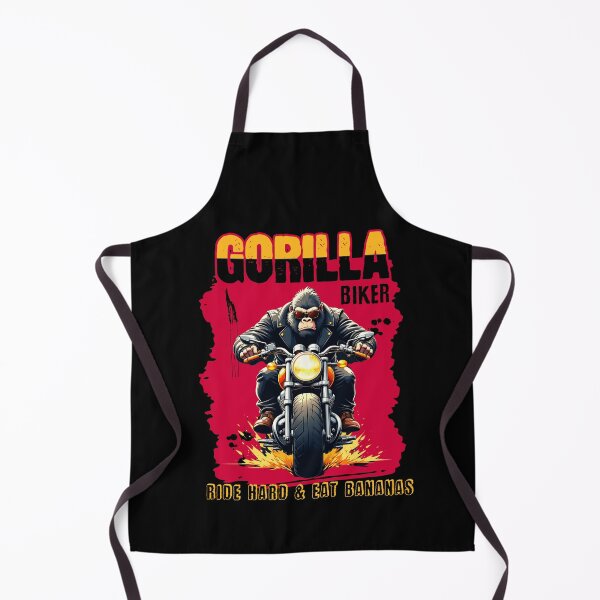 Item preview, Gorilla Biker Funny Quote designed and sold by FunCartoonSpot.