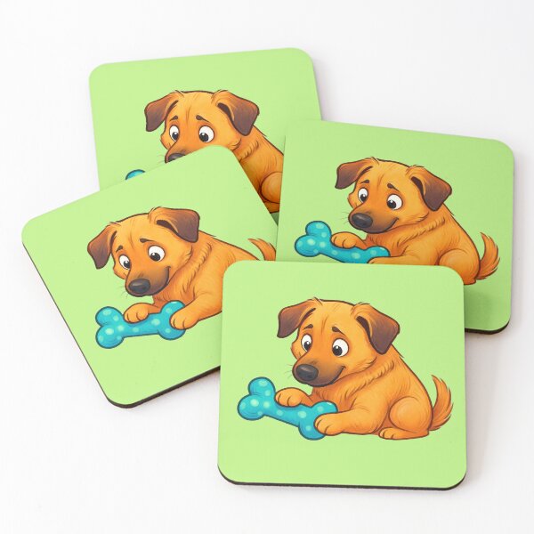Item preview, Golden Retriever Puppy Illustration designed and sold by Serhii Danko.
