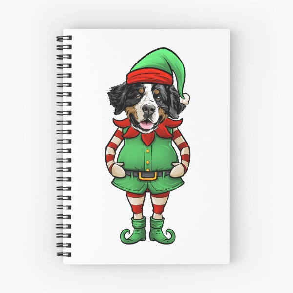 Aperçu de l'œuvre Bouvier bernois Elfe de Noël Berner créée et vendue par whyitsme.