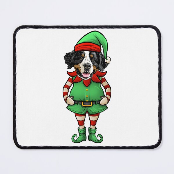Aperçu de l'œuvre Bouvier bernois Elfe de Noël Berner créée et vendue par whyitsme.