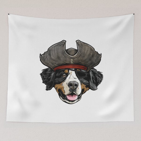Item preview, Bernese Mountain Dog Pirate Berner designed and sold by whyitsme.