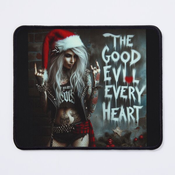 Item preview, Punk Lady Christmas Gesture Tattoo designed and sold by Voodoo Store Paranormal Collections.