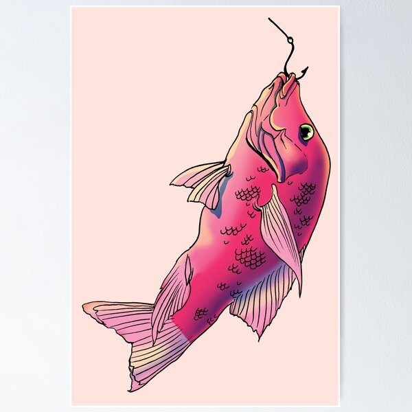 Item preview, Pink fish, fish designed and sold by CecyLL.