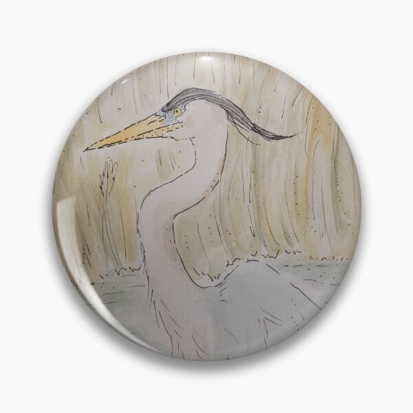 Item preview, Great Blue Heron by the seagrass designed and sold by SimpleAnarchy.