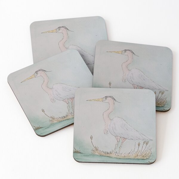 Item preview, Great Blue Heron on The Sea designed and sold by SimpleAnarchy.