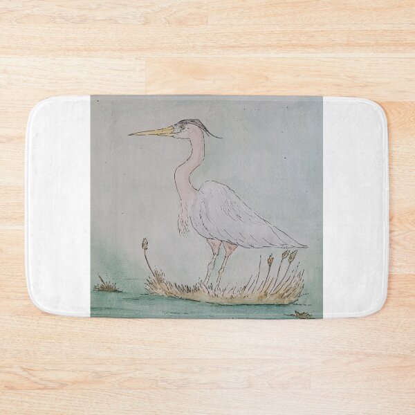 Item preview, Great Blue Heron on The Sea designed and sold by SimpleAnarchy.