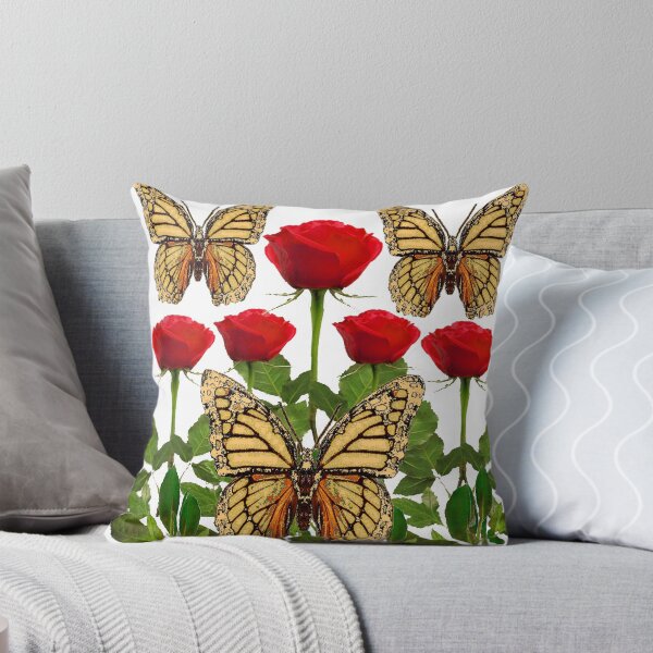 Item preview, RED ROSES & BUTTERFLIES ART designed and sold by sharlesart.