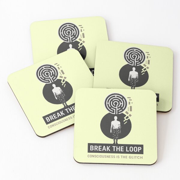 Item preview, Break the Loop – Consciousness Is the Glitch designed and sold by QCena.