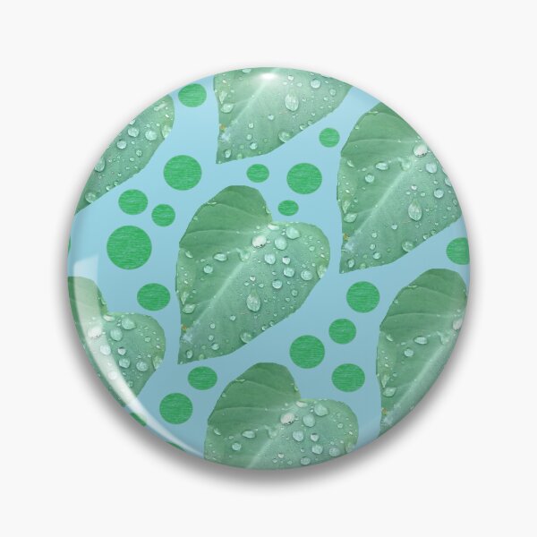 Item preview, Raindrops resting on leaves designed and sold by Quennie Bacol Artwork.