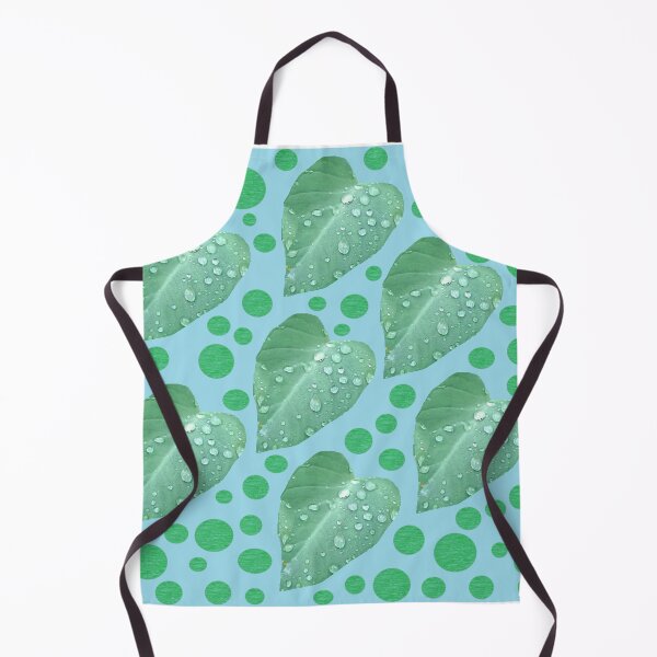 Item preview, Raindrops resting on leaves designed and sold by Quennie Bacol Artwork.