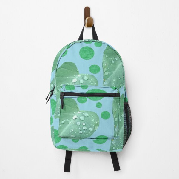 Item preview, Raindrops resting on leaves designed and sold by Quennie Bacol Artwork.