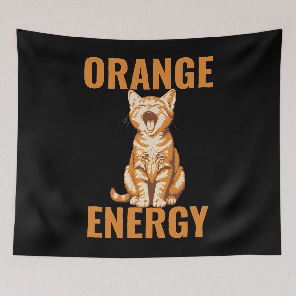 Item preview, Orange Cat Energy designed and sold by FieldScent.