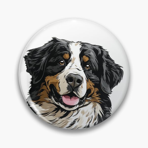 Item preview, Bernese Mountain Dog Illustration Berner designed and sold by whyitsme.