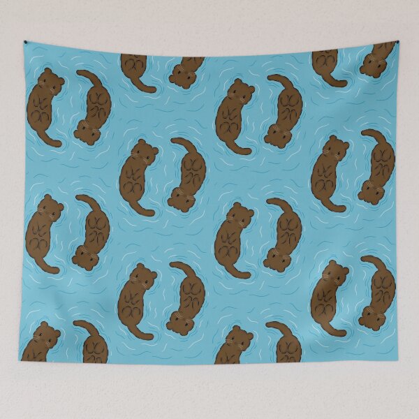Item preview, Cute otter partner pattern designed and sold by Bugbotherer30.