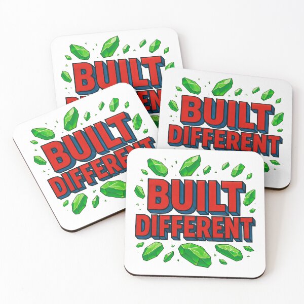 Aperçu de l'œuvre Icône “Built Different” – Design Pop Culture & Kryptonite créée et vendue par LoomisDreams.