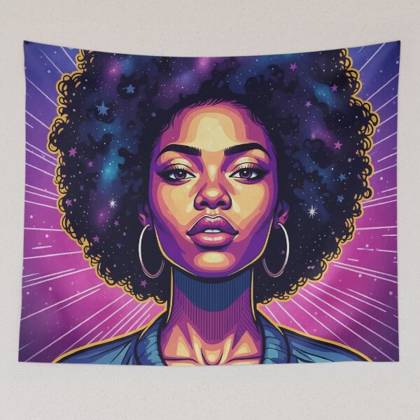 Item preview, Dolled Up Celestial Pop Art Portrait of a Strong Woman designed and sold by  Ojo de Lilith.