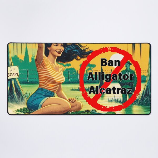 Item preview, Escape from Alligator Alcatraz designed and sold by FloridaWildOnes.