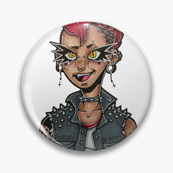 Item preview, Bordel de Merde - Punk Eboy with Red Hair designed and sold by StudioSerpuntine.