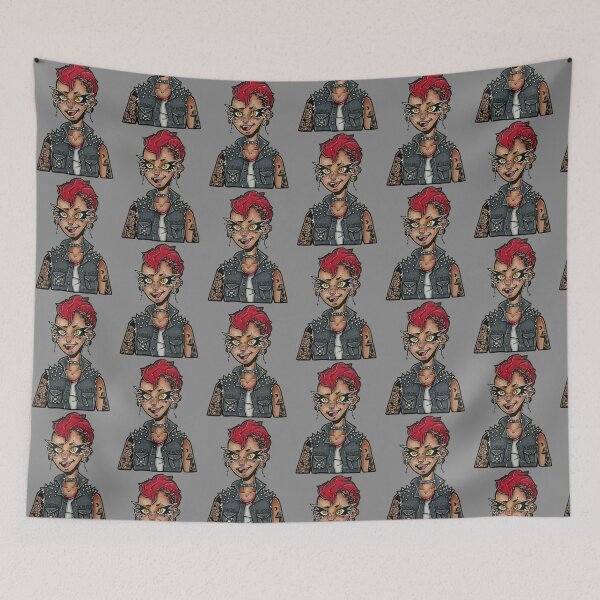 Item preview, Bordel de Merde - Punk Eboy with Red Hair designed and sold by StudioSerpuntine.