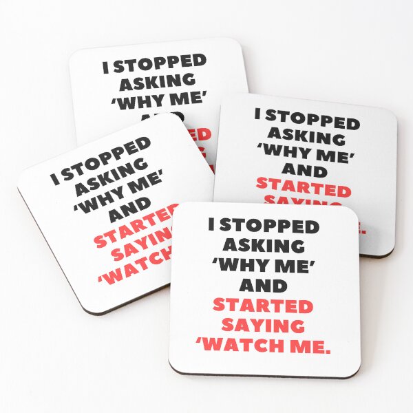 Item preview, Watch Me – Empowerment Quote for Fighters designed and sold by TeeTantra.