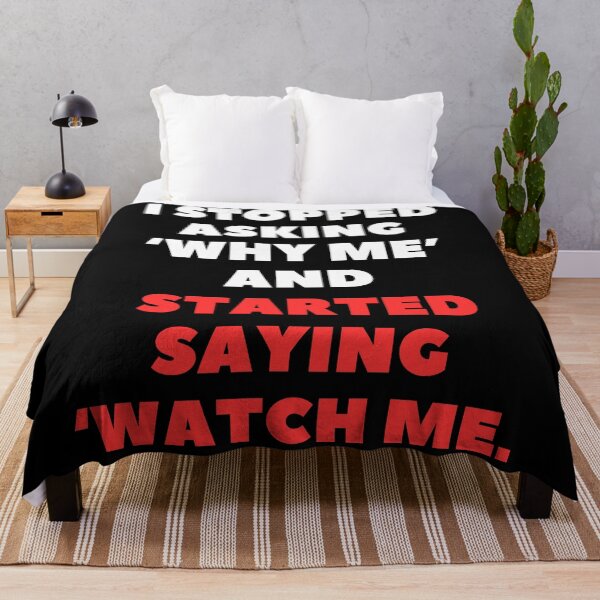 Item preview, Watch Me – Empowerment Quote for Fighters designed and sold by TeeTantra.