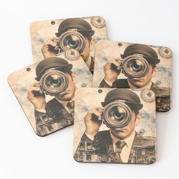 Item preview, Mechanical Eye, Steampunk Photographer with Camera Lens designed and sold by Jirka Svetlik, Studio Illuvision.