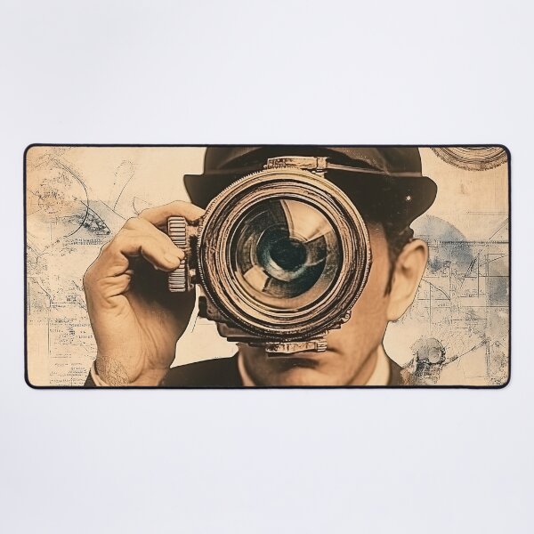 Item preview, Mechanical Eye, Steampunk Photographer with Camera Lens designed and sold by Jirka Svetlik, Studio Illuvision.