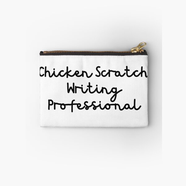 Item preview, Chicken Scratch Writing Professional - Black Text designed and sold by TheKnightWriter.