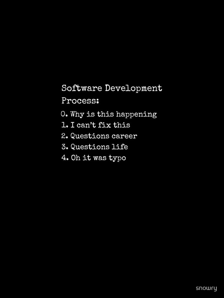 Thumbnail 4 of 4, iPhone Case, Software development process Programmer funny coding coder designed and sold by snowry.