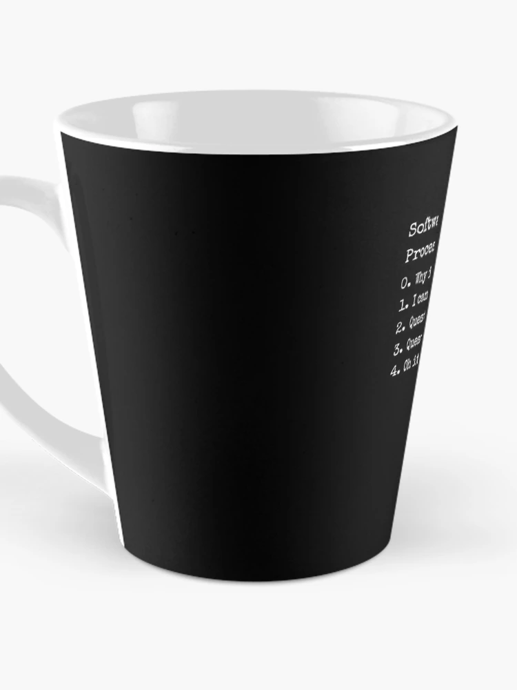 Thumbnail 3 of 4, Coffee Mug, Software development process Programmer funny coding coder designed and sold by snowry.