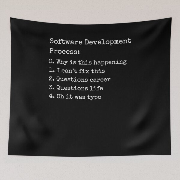 Item preview, Software development process Programmer funny coding coder designed and sold by snowry.