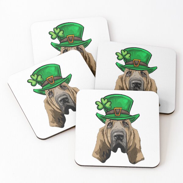 Item preview, St Patricks Day Bloodhound designed and sold by whyitsme.