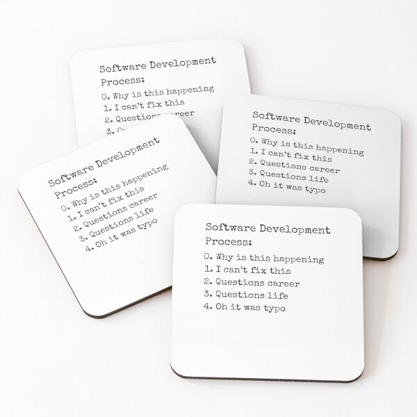 Item preview, Software development process Programmer funny coding humor designed and sold by snowry.