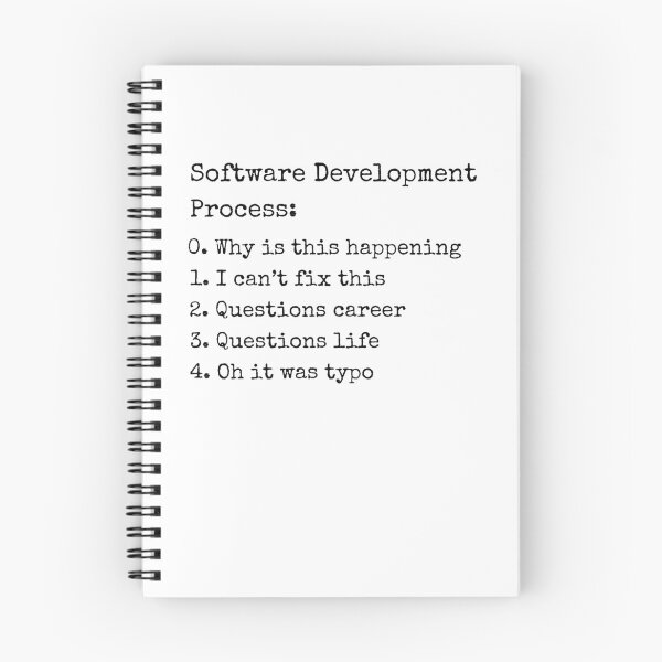 Item preview, Software development process Programmer funny coding humor designed and sold by snowry.