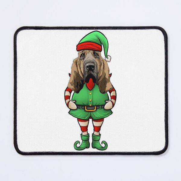 Item preview, Bloodhound Dog Christmas Elf designed and sold by whyitsme.