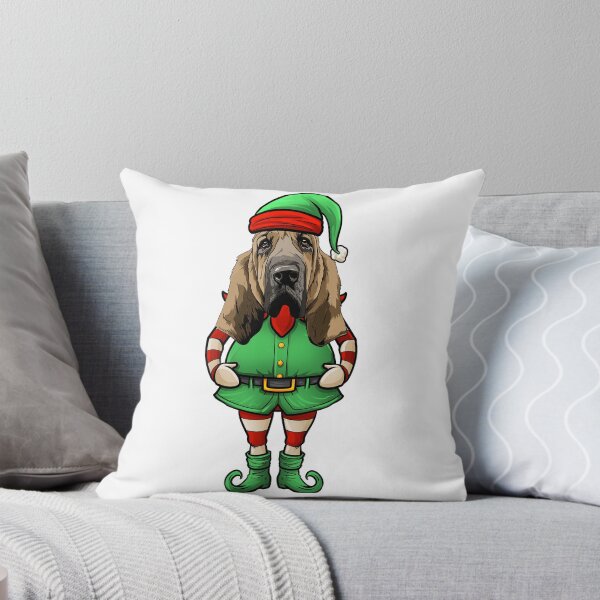 Item preview, Bloodhound Dog Christmas Elf designed and sold by whyitsme.