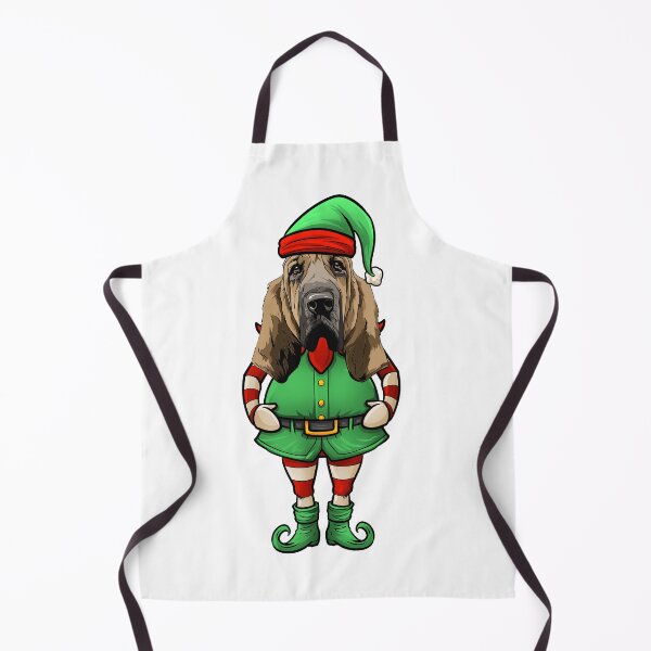 Item preview, Bloodhound Dog Christmas Elf designed and sold by whyitsme.