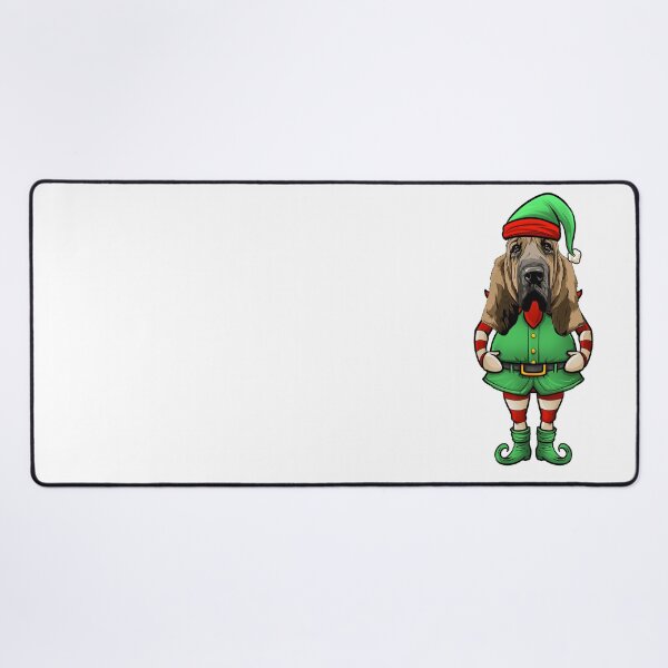 Item preview, Bloodhound Dog Christmas Elf designed and sold by whyitsme.