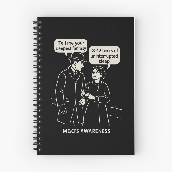 Item preview, ME/CFS AWARENESS - Vintage Humor - Deepest Fantasy 8-12 Hours of Sleep designed and sold by Darling DeDe.
