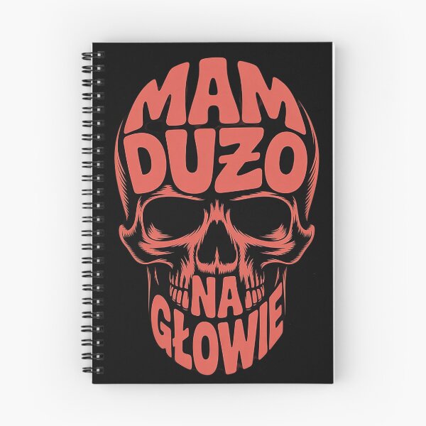Item preview, Koszulka z czaszką z polskim napisem “mam dużo na głowie” Polish text and skull designed and sold by ToMyPolacy.