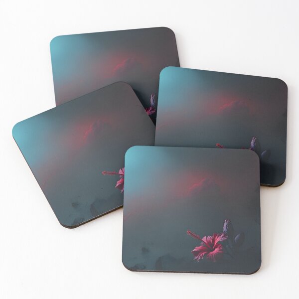 Item preview, Hibiscus Flower Neon Glow  designed and sold by A L O N E.